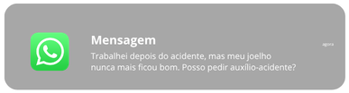 Dúvida sobre benefício negado pelo INSS.